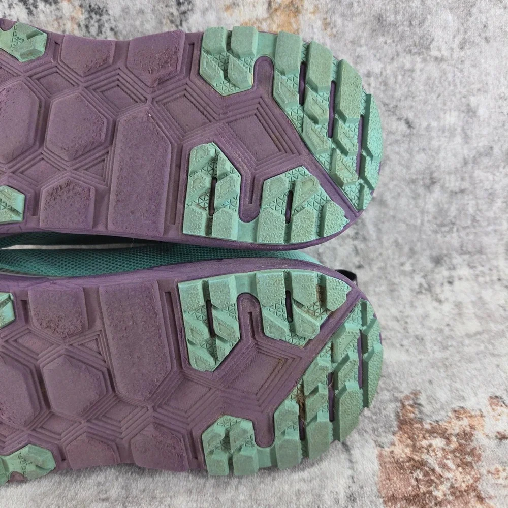 Hoka Challenger ATR 4 Running Shoes Womens 11 Blue Purple Trail Trainers 1018295
